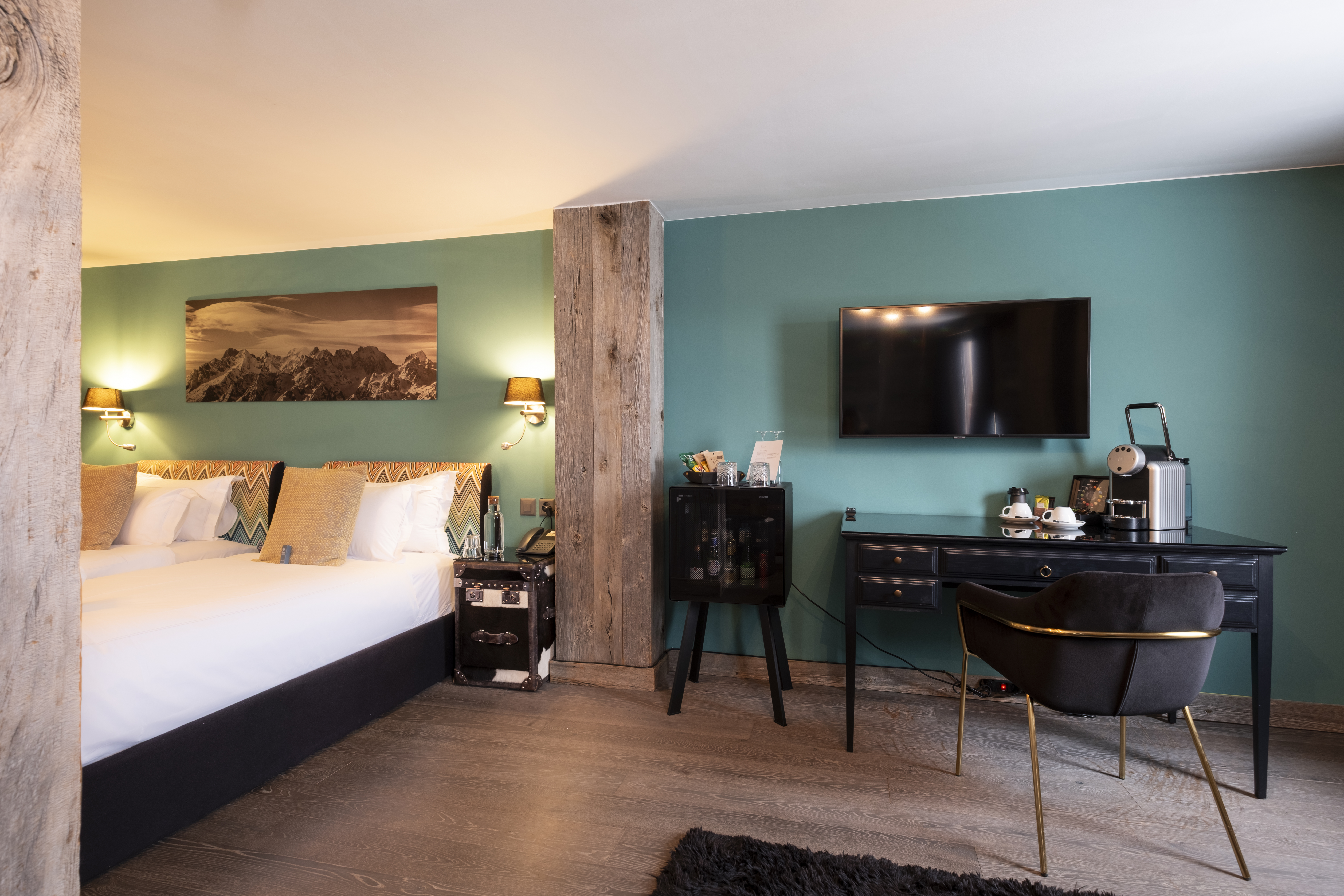 Superior room at the Hotel Farinet